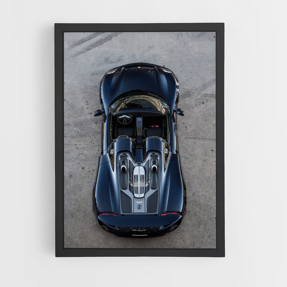 Poster Spyder en Détente – affiche Porsche (vue 2)